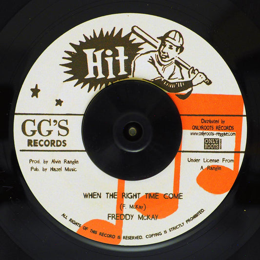 Freddie McKay - When The Right Time Come  /  Version [New Vinyl Record 7" Single]
