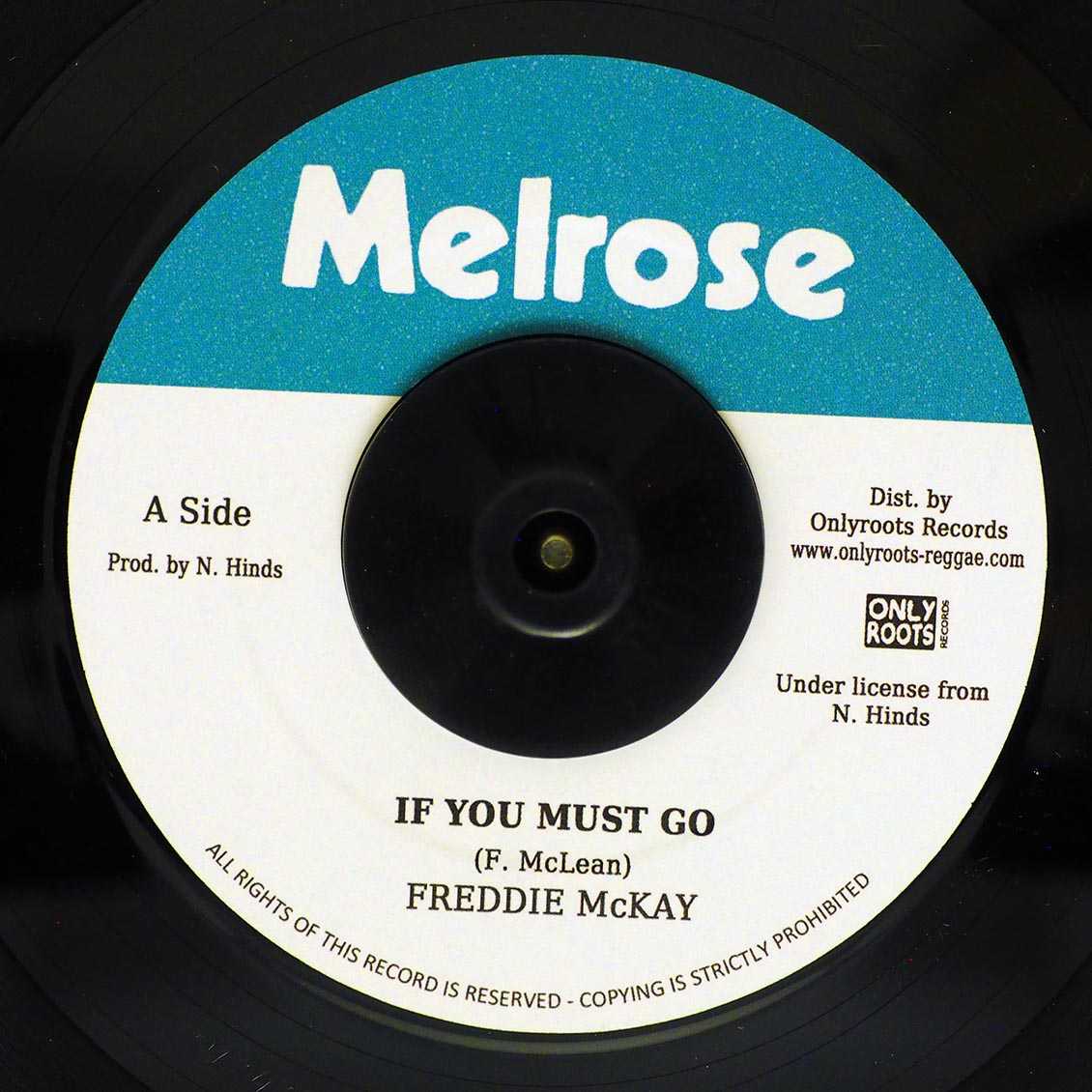 Freddie McKay - If You Must Go  /  The Engineeer - Dub [New Vinyl Record 7" Single]