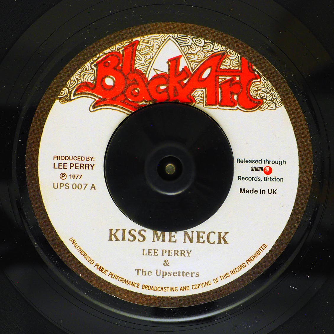 Lee Perry, The Upsetters - Kiss Me Neck  /  Lee Perry, The Upsetters - Da Ba Da [New Vinyl Record 7" Single]
