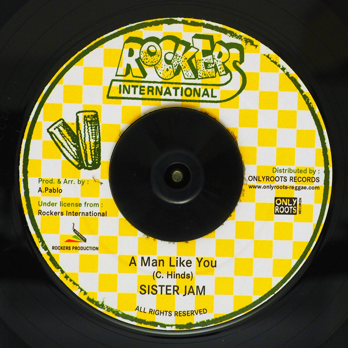 Sister Jam - A Man Like You  /  Rockers All Stars - Orchid Path Dub [New Vinyl Record 7" Single]