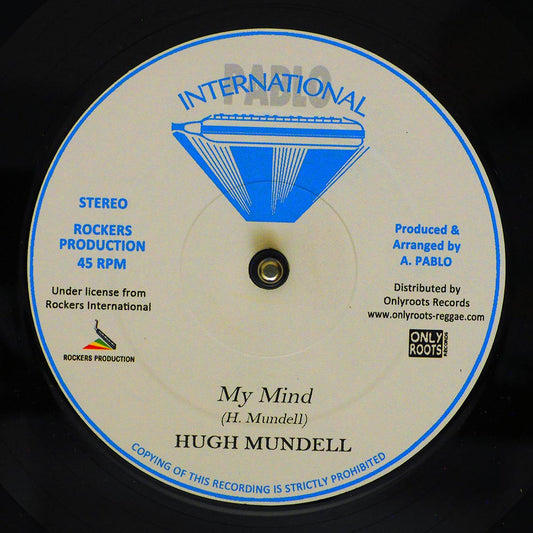 Hugh Mundell - My Mind  /  Rockers All Stars - Version [New Vinyl Record 7" Single]