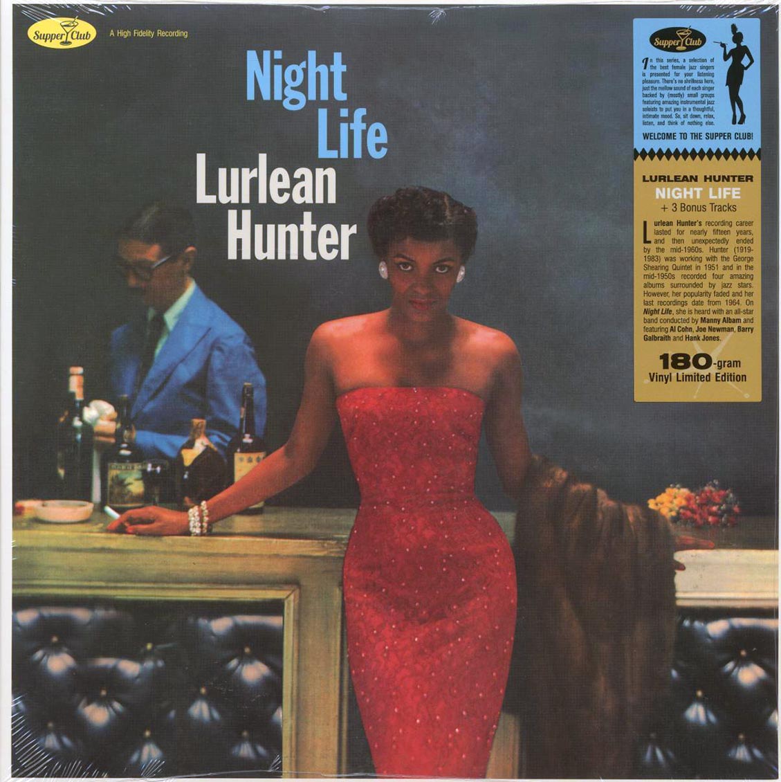 Lurlean Hunter - Night Life (+3 bonus tracks) (180g) [New Vinyl Record LP]