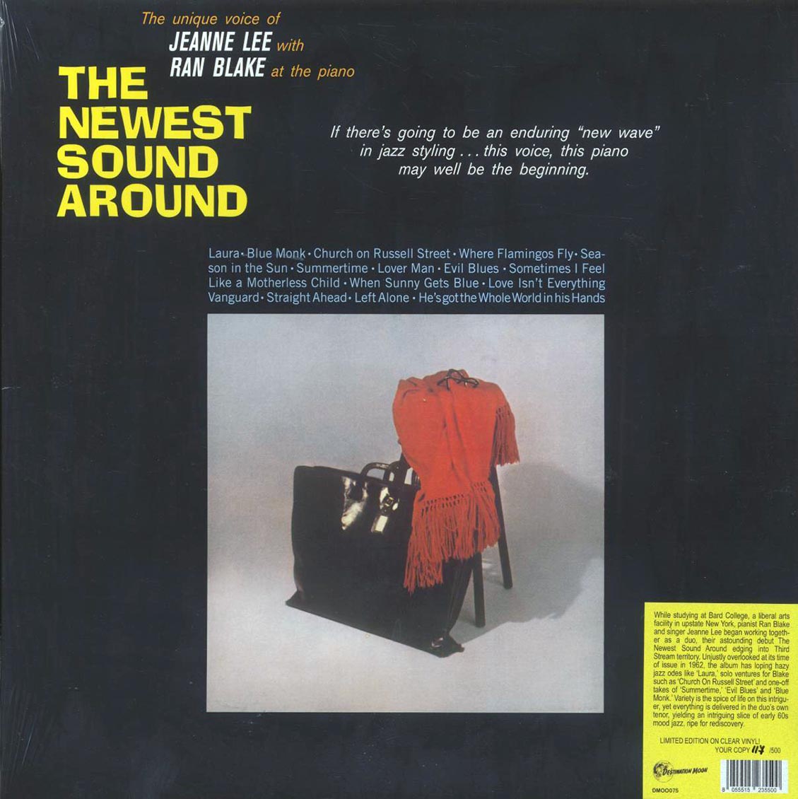 Jeanne Lee, Ran Blake - The Newest Sound Around (ltd. 500 copies made) (clear vinyl) [New Vinyl Record LP]