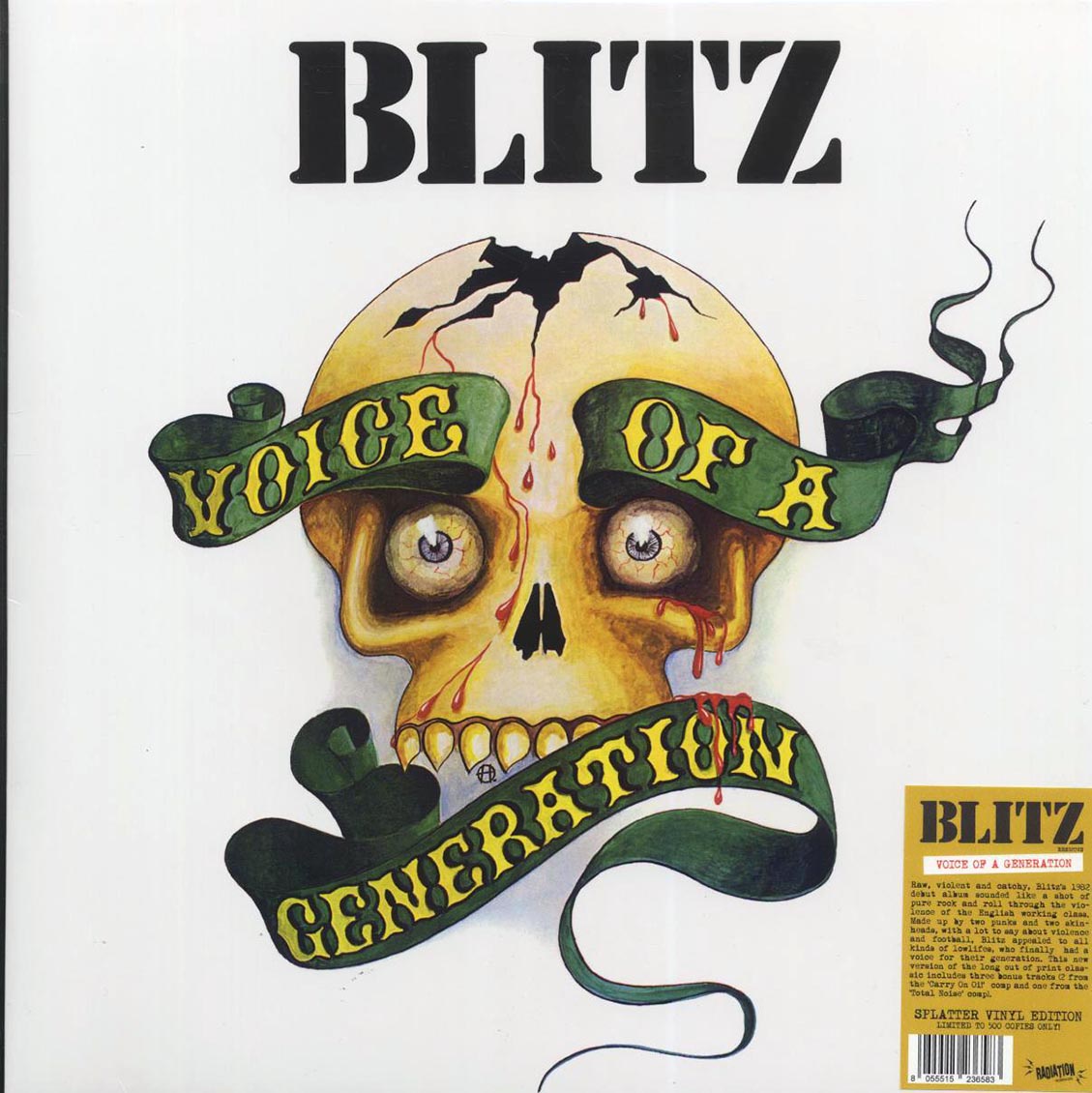 Blitz - Voice Of A Generation (ltd. 500 copies made) (white/green splatter vinyl) [New Vinyl Record LP]