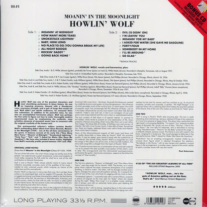 Howlin' Wolf - Moanin' In The Moonlight (+15 bonus tracks) (incl. CD) [New Vinyl LP]