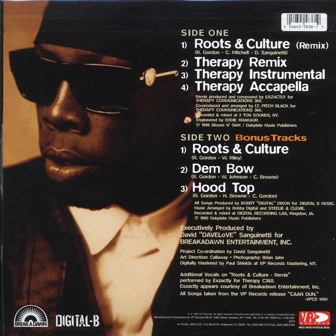 Shabba Ranks - Roots & Culture (ORIGINAL 1995 PRESS) (rhythm: "Stalag") (orig. press) [New Vinyl LP]