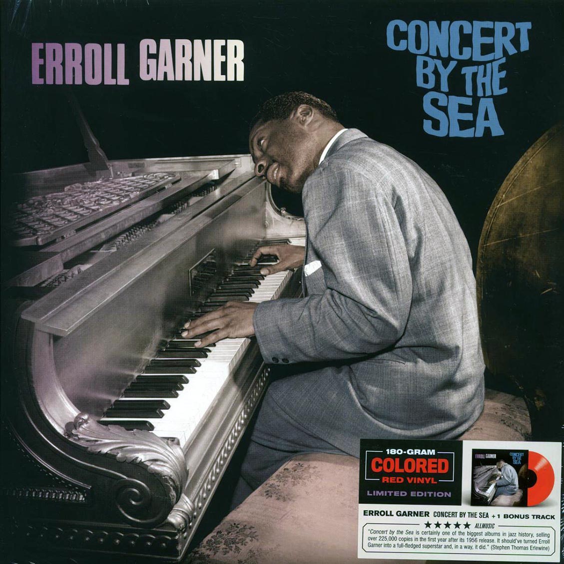 Erroll Garner - Concert By The Sea (+bonus track) (180g) (red vinyl) [New Vinyl Record LP]
