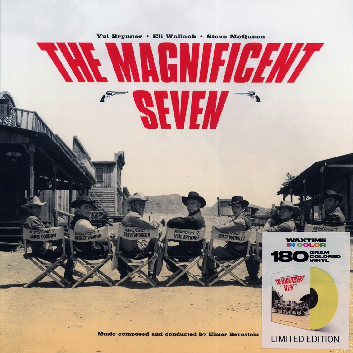 Elmer Bernstein - The Magnificent Seven (180g) (yellow vinyl) [New Vinyl Record LP]