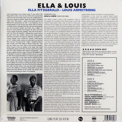 Ella Fitzgerald, Louis Armstrong - Ella And Louis (mono) (180g) [New Vinyl LP]
