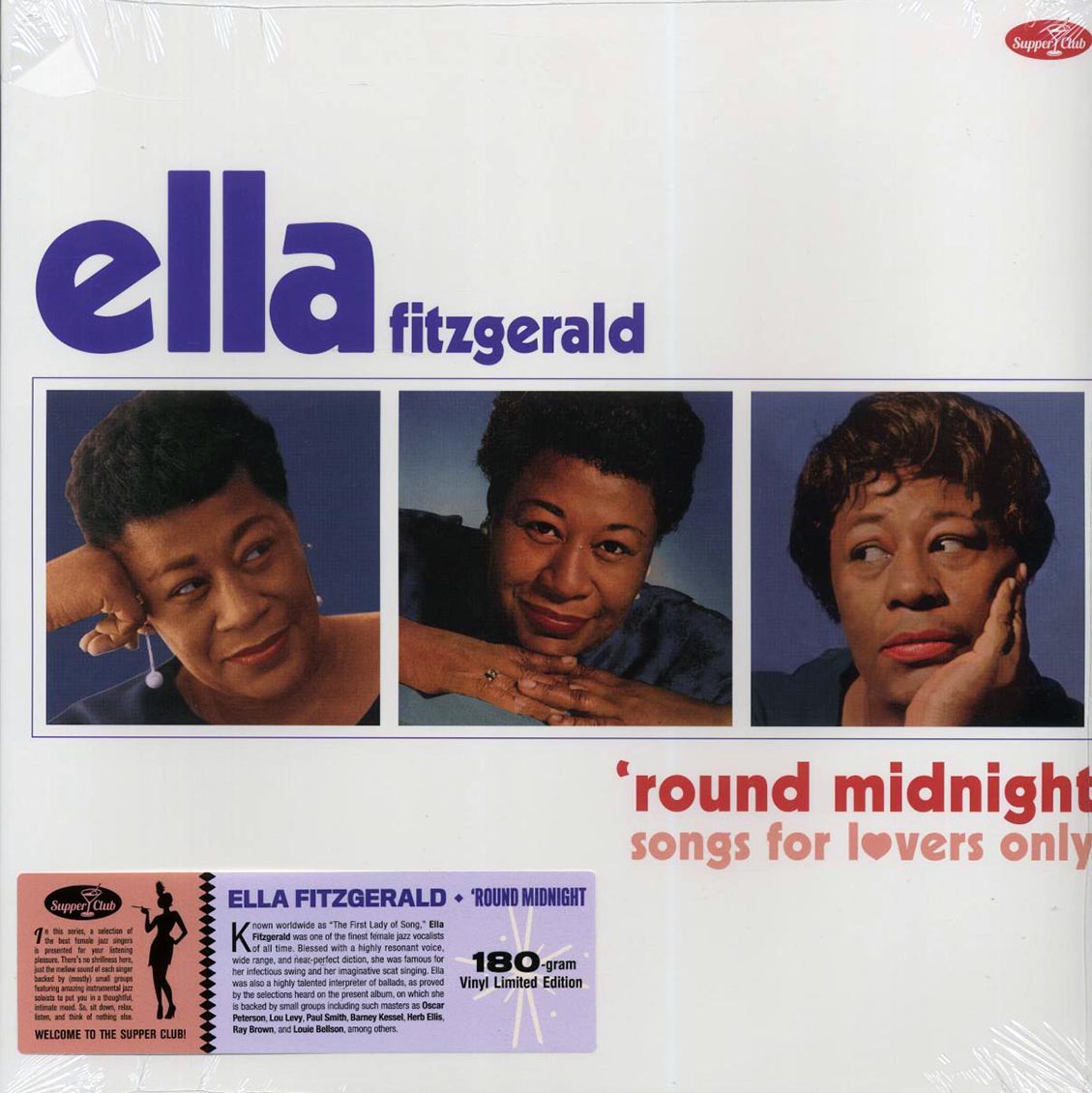 Ella Fitzgerald - 'Round Midnight: Songs For Lovers Only (180g) [New Vinyl Record LP]