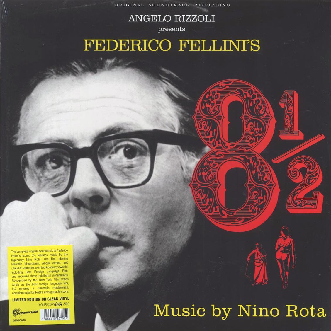 Nino Rota - Federico Fellini's 8 And A Half (ltd. 500 copies made) (clear vinyl) [New Vinyl Record LP]