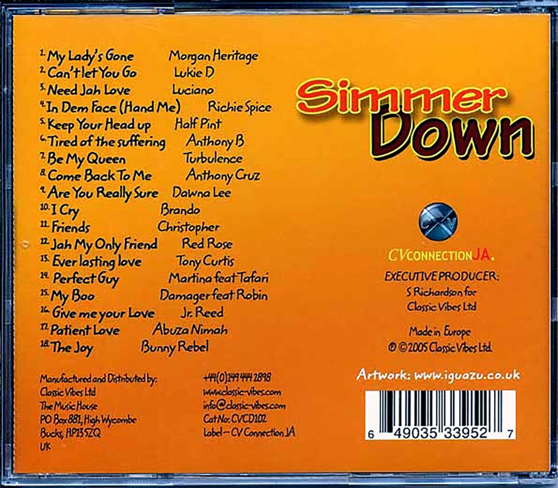 Luciano, Half Pint, Morgan Heritage, Etc. - Simmer Down [New CD]