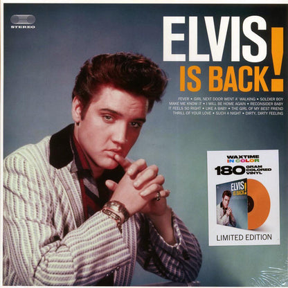 Elvis Presley - Elvis Is Back (+4 bonus tracks) (180g) (orange vinyl) [New Vinyl Record LP]