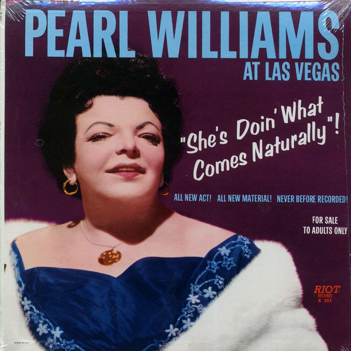 Pearl Williams - At Las Vegas (1963 ORIGINAL PRESS) (orig. press) [New Vinyl Record LP]