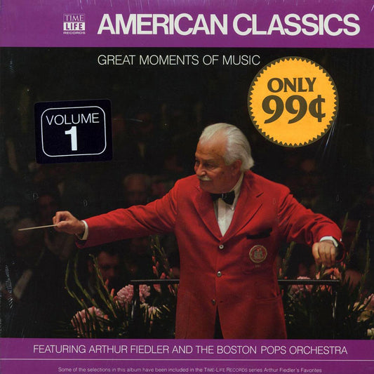 Arthur Fiedler, The Boston Pops Orchestra - Great Moments Of Music: American Classics Volume 1 (1980 ORIGINAL PRESS) [New Vinyl Record LP]
