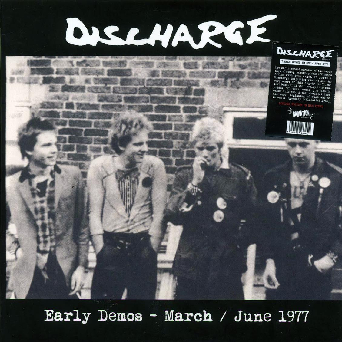 Discharge - Early Demos: March, June 1977 (red vinyl) [New Vinyl Record LP]