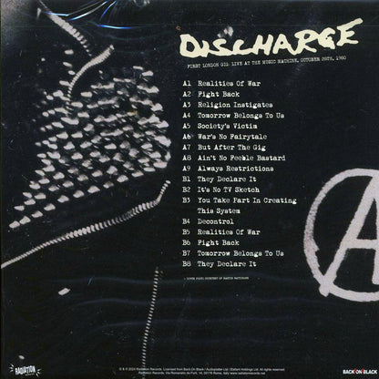 Discharge - First London Gig, Live At The Music Machine, October 20th, 1980 [New Vinyl LP]