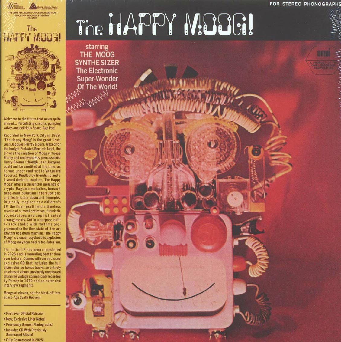 Jean-Jacques Perrey, Harry Breuer - The Happy Moog! (+bonus tracks) (remastered) (incl. CD) [New Vinyl Record LP]