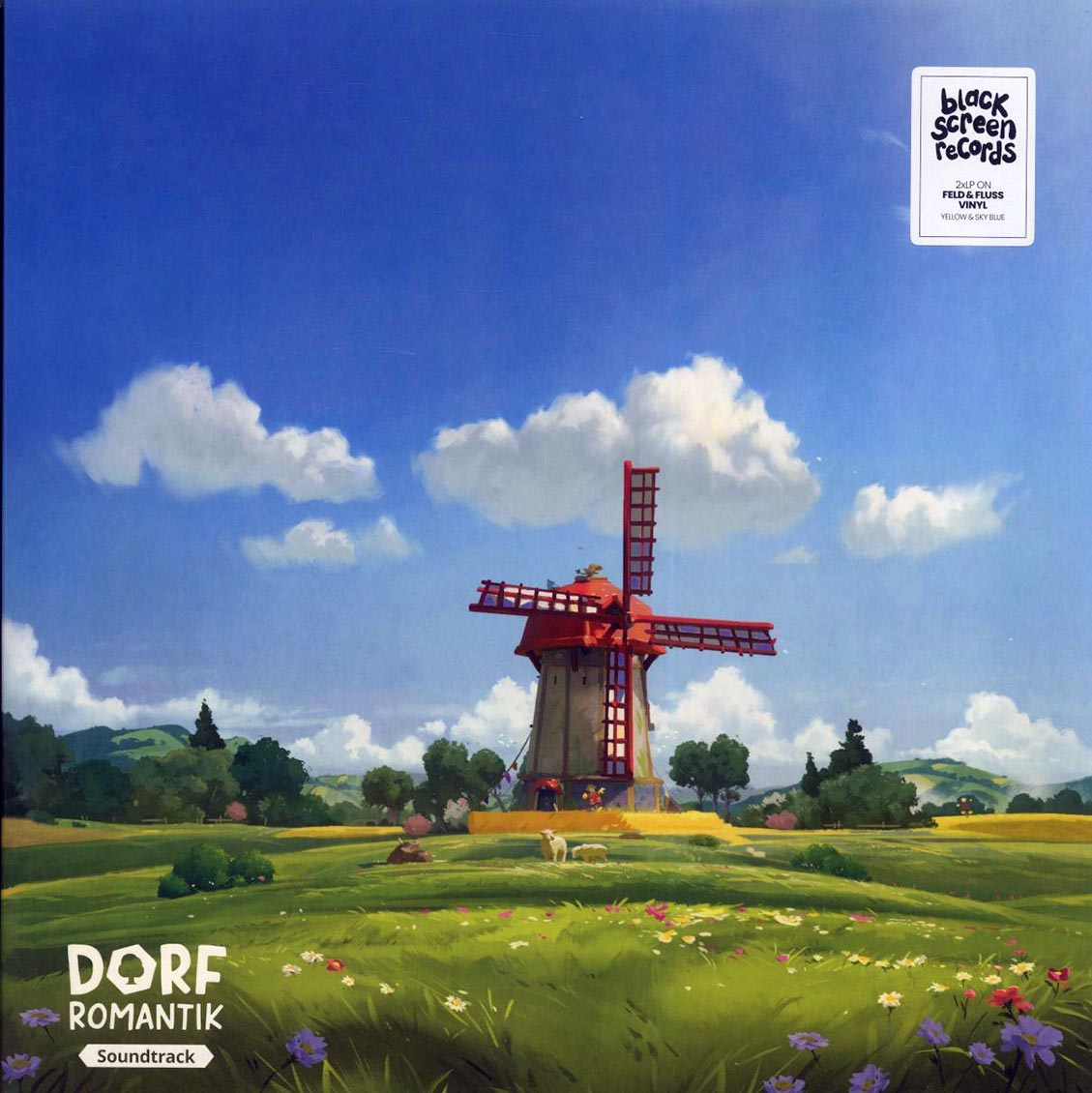 Laryssa Okada, Pygoscelis, Only Sound - Dorfromantik Soundtrack (2xLP) (feld yellow/blue fluss) [New Vinyl Record LP]