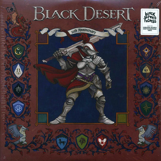 Various - Black Desert: 10th Anniversary (10th Anniv. Ed.) (3xLP) (oxblood/silver/pearl vinyl) [New Vinyl Record LP]