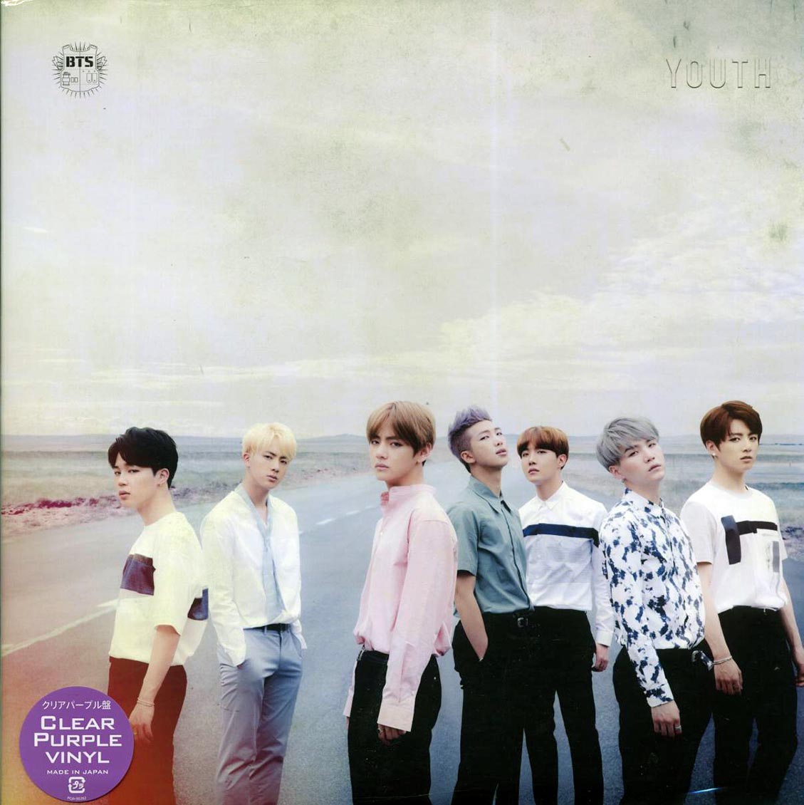 BTS - Youth (Japan press) (ltd. ed.) (2xLP) (purple vinyl) [New Vinyl Record LP]