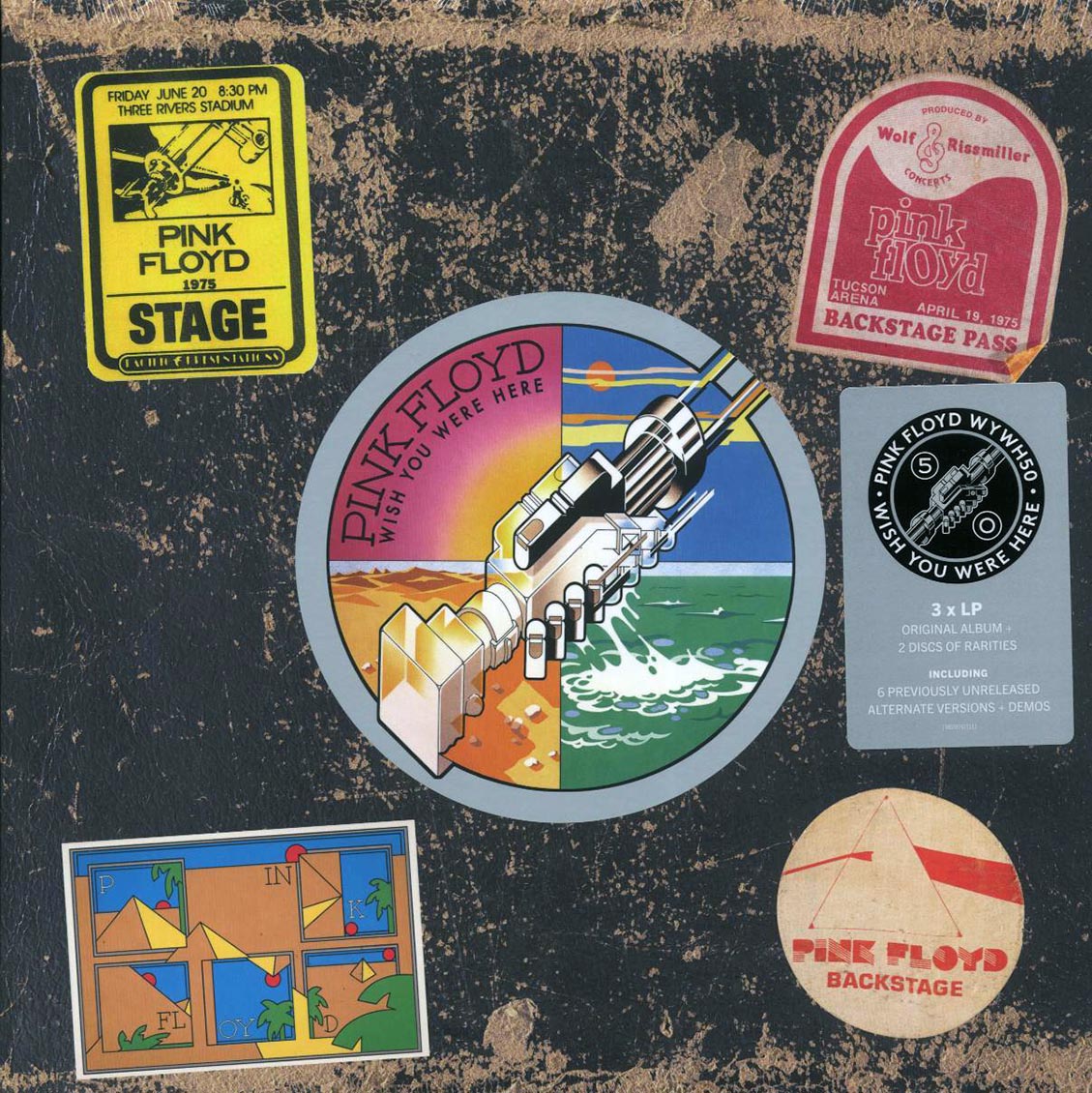 Pink Floyd - Wish You Were Here (50th Anniv. Ed.) (3xLP) (box set) (remastered) [New Vinyl Record LP]
