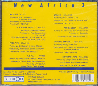 Fela Kuti, Manu Dibango, Tony Allen, Toure Kunde, Ginger Baker - New Africa 3 [New CD]