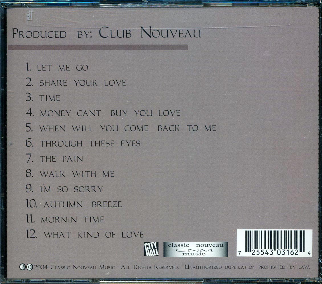 Club Nouveau - Share Your Love: The Ballad Collection [New CD]