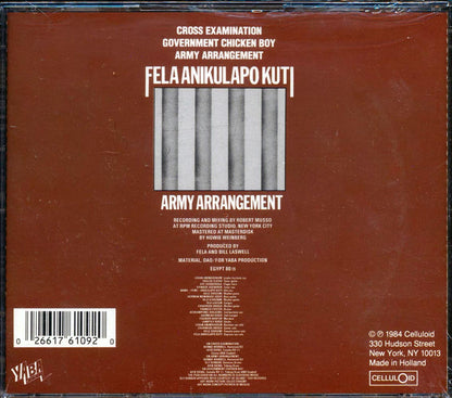 Fela Kuti - Army Arrangement [New CD]