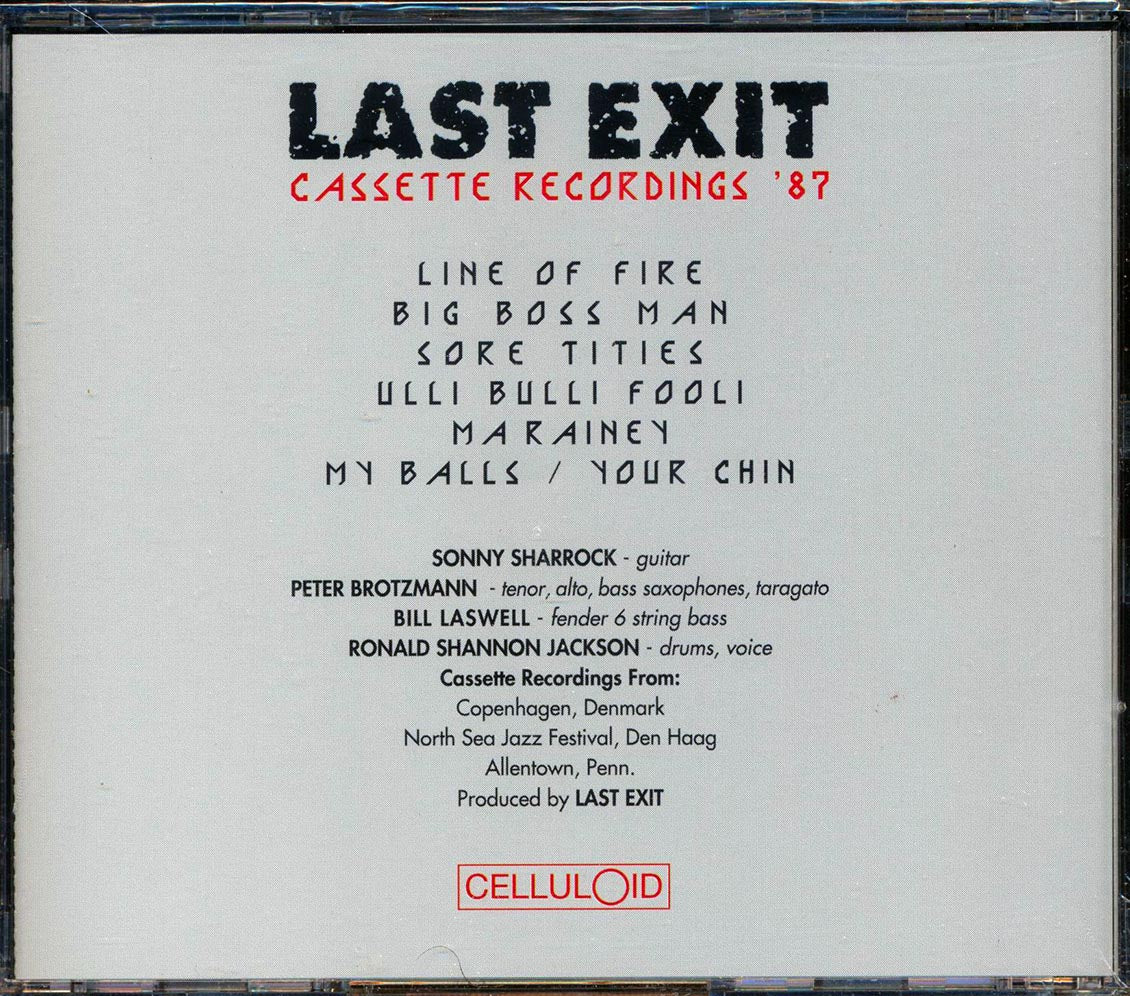 Last Exit - Cassette Recordings '87 [New CD]