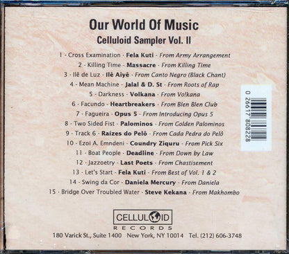 Fela Kuti, Opus 5, Palolinos, The Last Poets, Etc. - Our World Of Music - Celluloid Sampler Volume 2 [New CD]