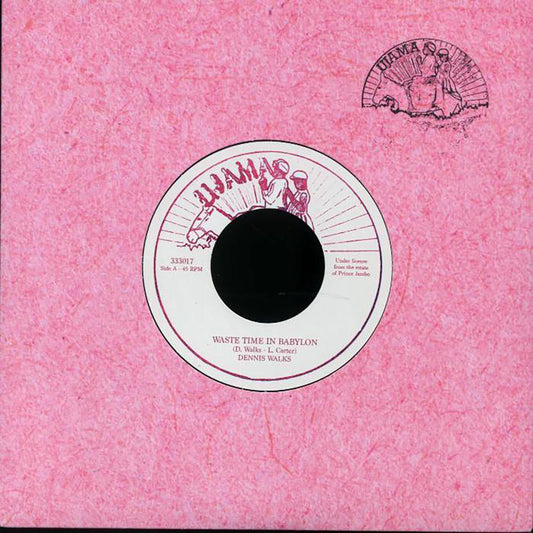 Dennis Walks - Waste Time In Babylon  /  Version [New Vinyl Record 7" Single]