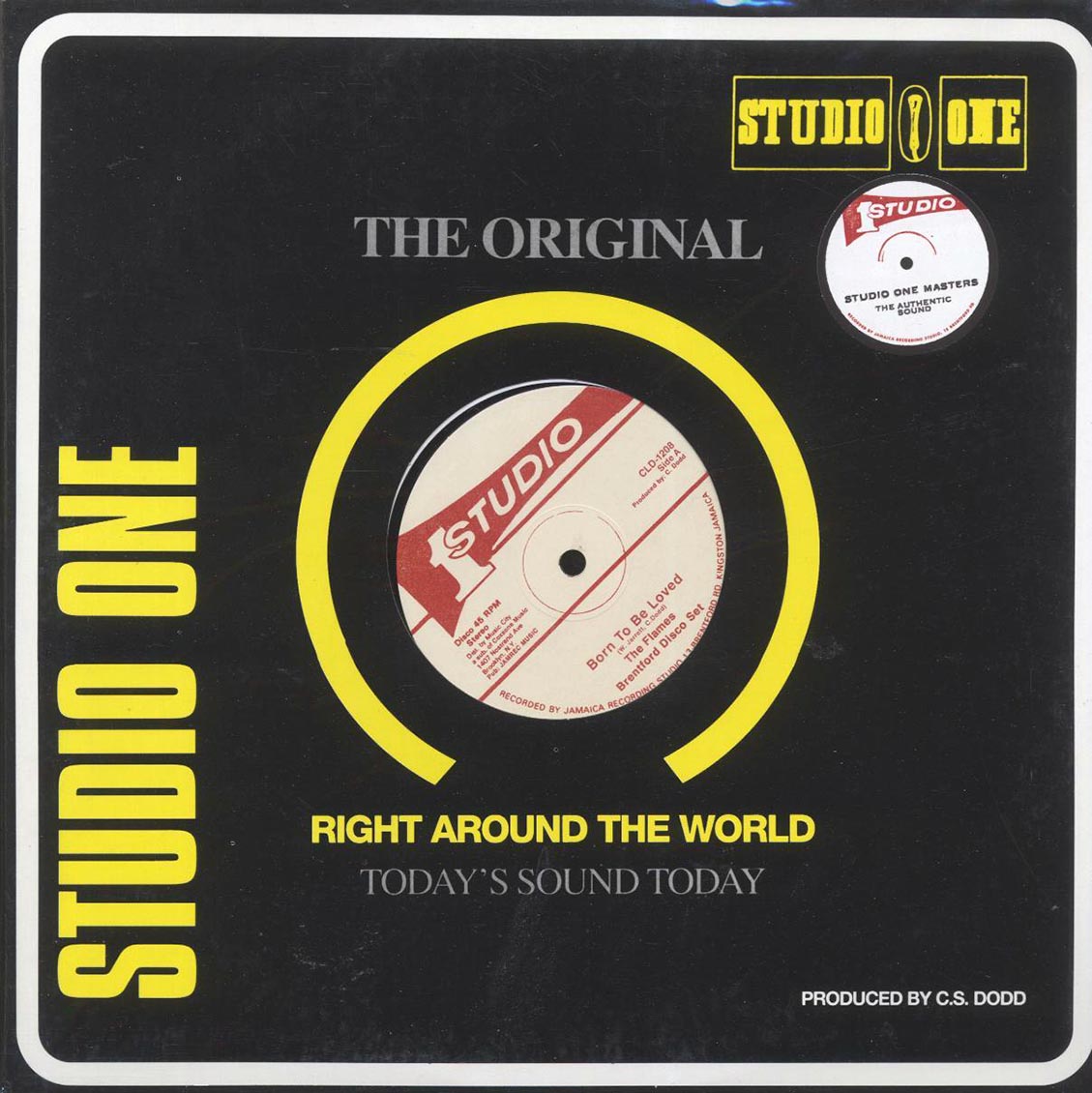 The Flames, The Brentfor Disco Set - Born To Be Loved (extended Mix)  /  Jackie Mittoo, Jah Stone - Gold Streak (extended Mix) [New Vinyl Record 12" Single]