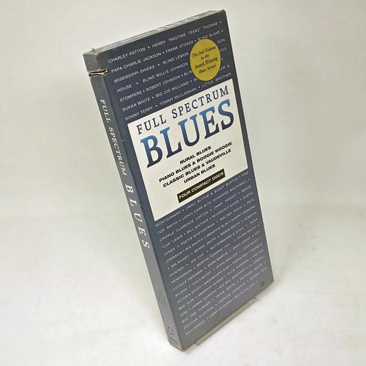 Charley Patton, Papa Charlie Jackson, Memphis Slim, Billie Holiday, Big Joe Williams, Bumble Bee Slim, Etc. - Full Spectrum Blues: Rural Blues, Paino Blues, Boogie Woogie, Classic Blues, Vaudeville & Urban Blues (4xCD) (box set) [New CD]