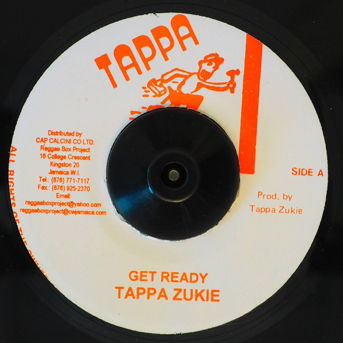 Tappa Zukie - Get Ready  /  Version [New Vinyl Record 7" Single]