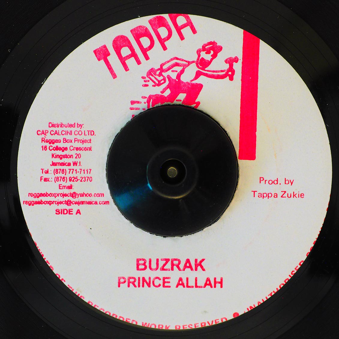 Prince Alla - Buzrak (Rastaman Come From Bosrah)  /  Prince Alla - Slave Master [New Vinyl Record 7" Single]
