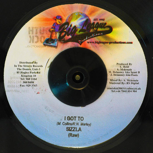 Sizzla - I Got To (Raw)  /  Sizzla - I Got To (Edit) [New Vinyl Record 7" Single]