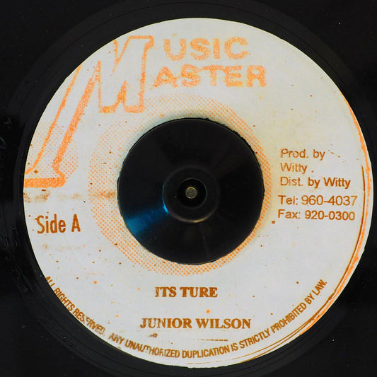 Jr. Wilson - It's True  /  Version [New Vinyl Record 7" Single]