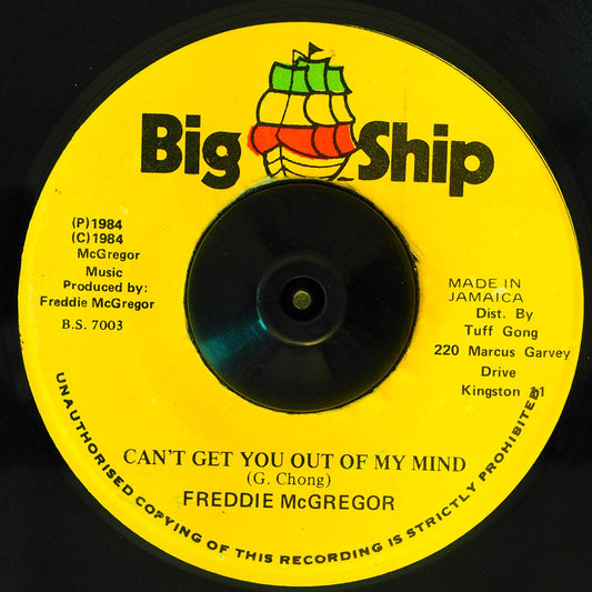 Freddie McGregor - Can't Get You Out Of My Mind  /  Studio One Band - Version [New Vinyl Record 7" Single]