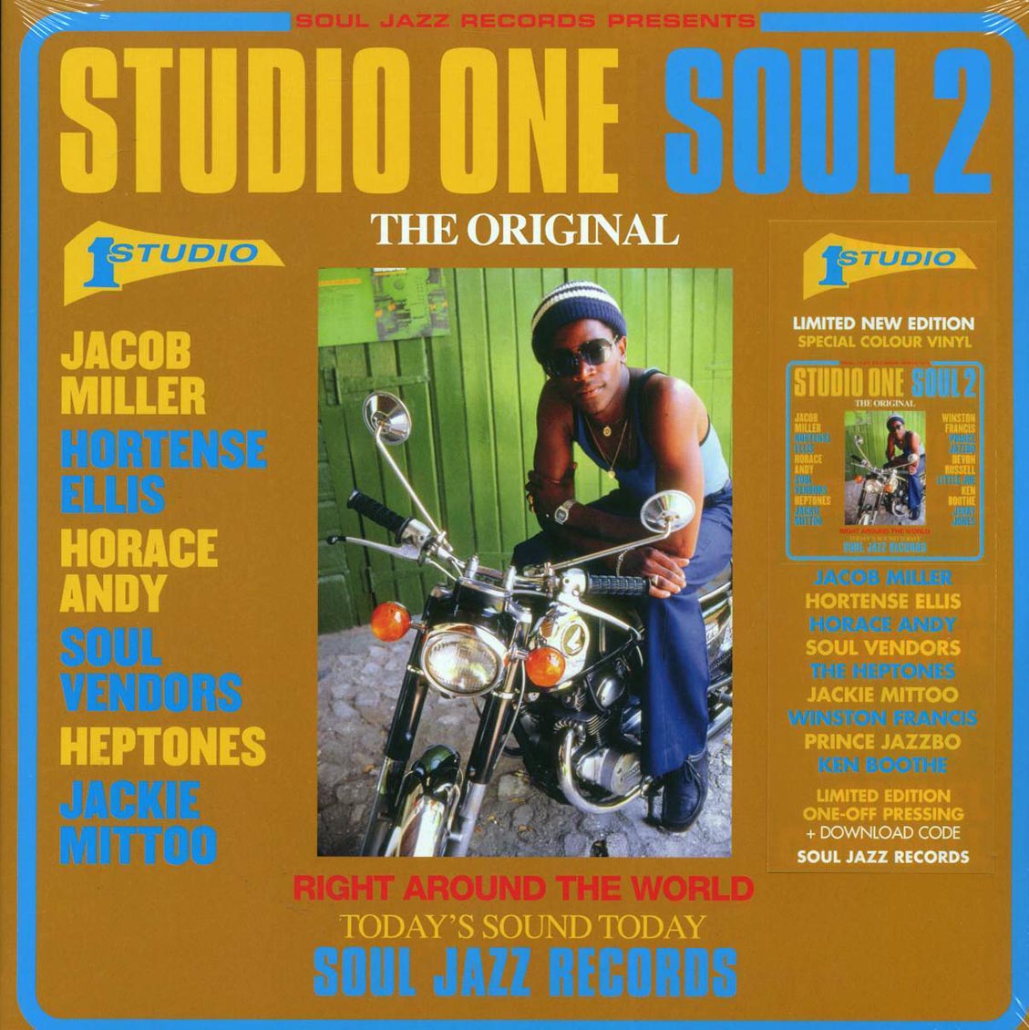 Jacob Miller, Jackie Mittoo, Soul Vendors, The Heptones, Etc. - Studio One Soul 2 (ltd. ed.) (2xLP) (yellow vinyl) [New Vinyl Record LP]