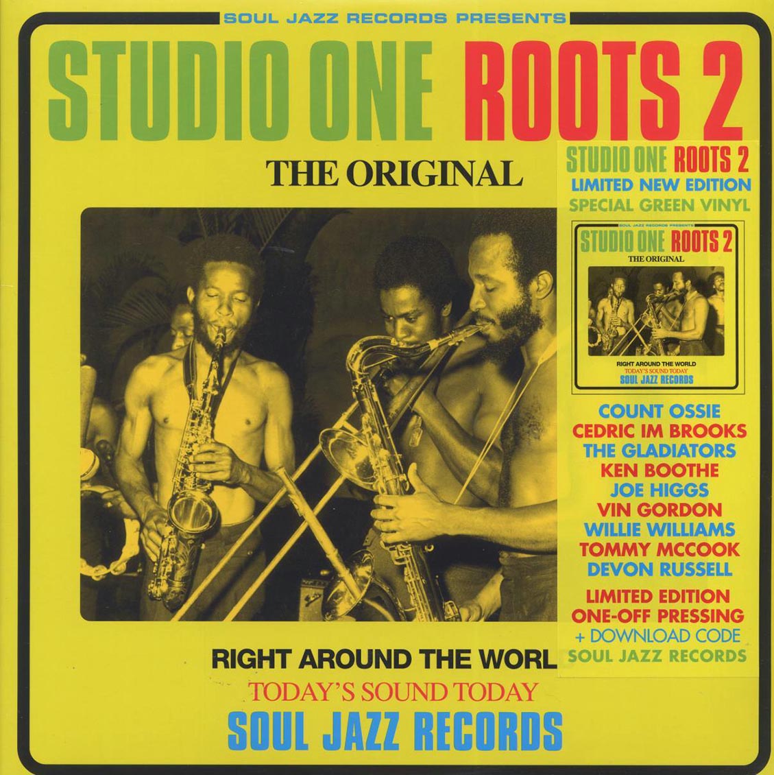 The Gladiators, Willie Williams, Credic Brooks, Al Campbell, Joseph Hill, Count Ossie, Etc. - Studio One Roots 2 (ltd. ed.) (2xLP) (green vinyl) [New Vinyl Record LP]