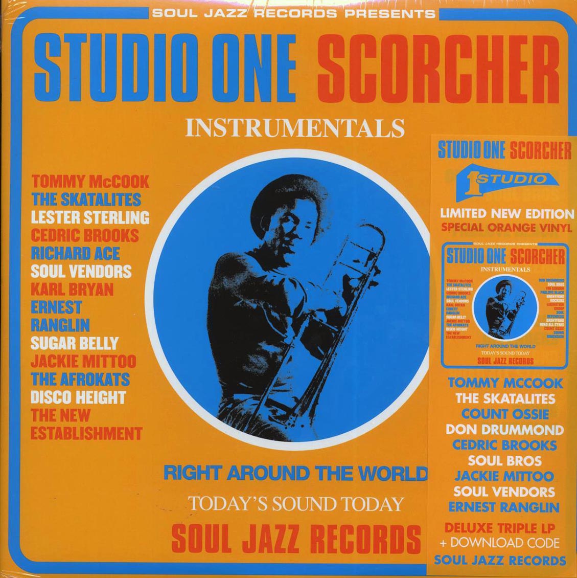 The Skatalites, Soul Vendors, Sound Dimension, Cedric Brooks, Etc. - Studio One Scorcher: Instrumentals (ltd. ed.) (3xLP) (orange vinyl) [New Vinyl Record LP]