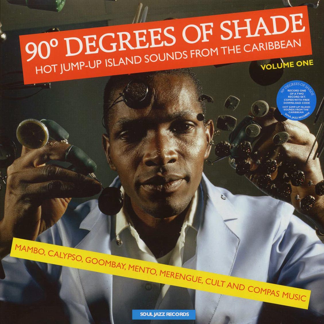 Various - 90 Degrees Of Shade Volume 1: Hot Jump-Up Island Sounds From The Caribbean (2xLP) [New Vinyl Record LP]