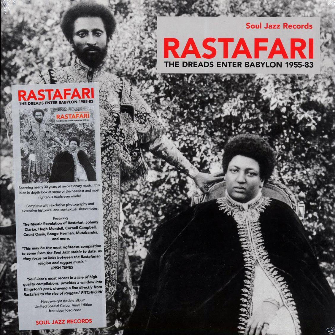 Count Ossie, Johnny Clarke, Bongo Herman, Hugh Mundell, Roy Shirley, Etc. - Rastafari: The Dreads Enter Babylon 1955-83 (2xLP) (180g) (blue vinyl) [New Vinyl Record LP]