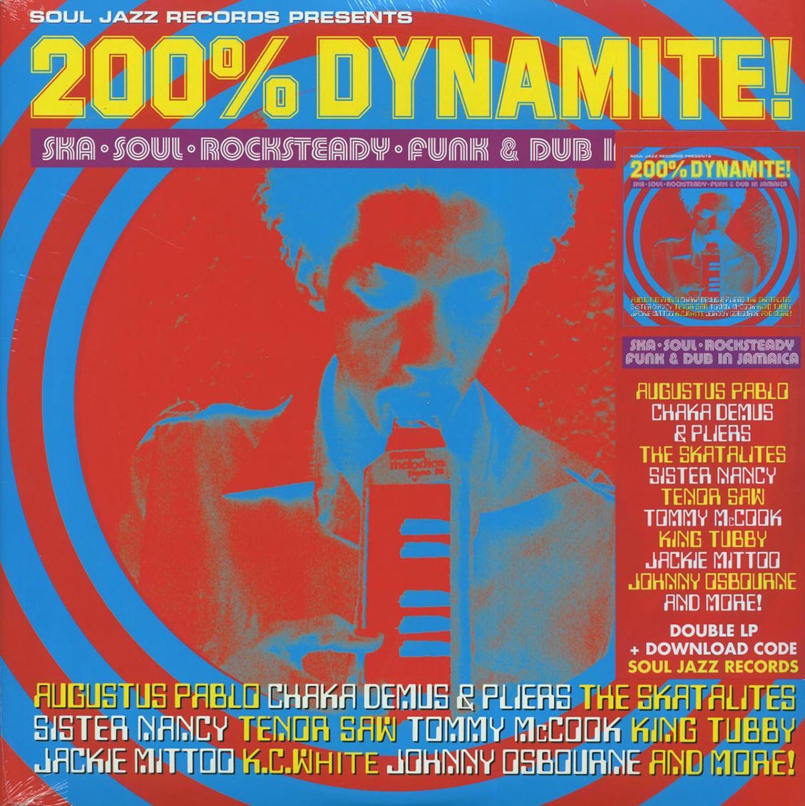 Sister Nancy, Tenor Saw, Augustus Pablo, King Tubby, Jackie Mittoo, Etc. - 200% Dynamite! (2xLP) [New Vinyl Record LP]