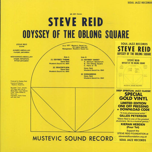 Steve Reid - Odyssey Of The Oblong Square (ltd. ed.) (gold vinyl) [New Vinyl Record LP]