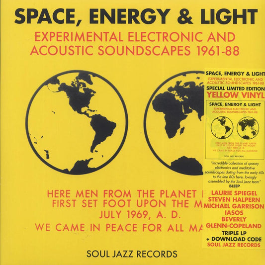 Various - Space, Energy & Light: Experimental Electronic And Acoustic Soundscapes 1961-88 (3xLP) (yellow vinyl) [New Vinyl Record LP]