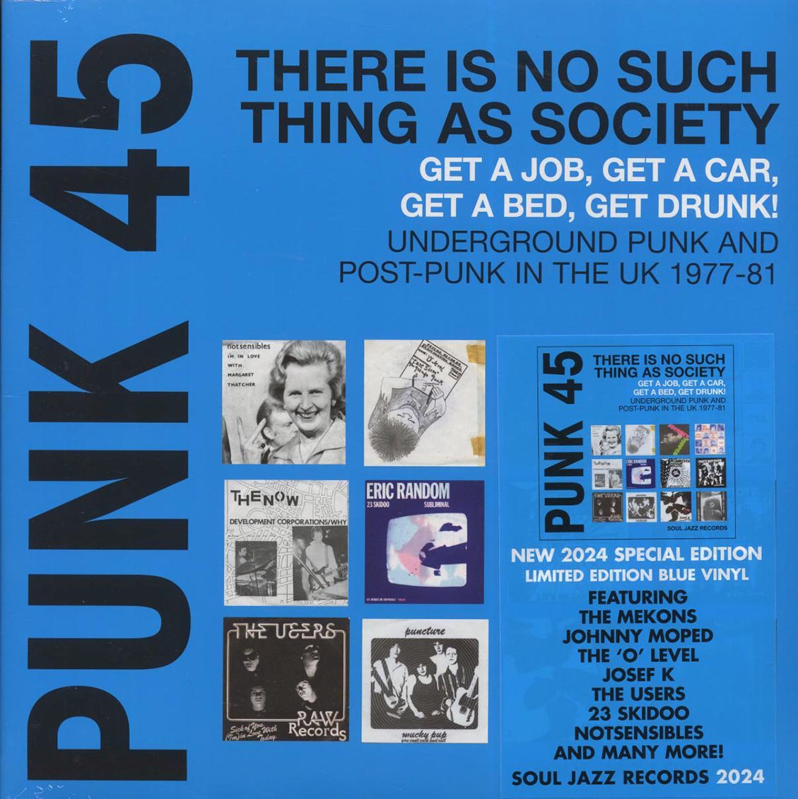 Various - Punk 45: Underground Punk And Post-Punk In The UK 1977-81 Volume 2 (ltd. ed.) (2xLP) (blue vinyl) [New Vinyl Record LP]