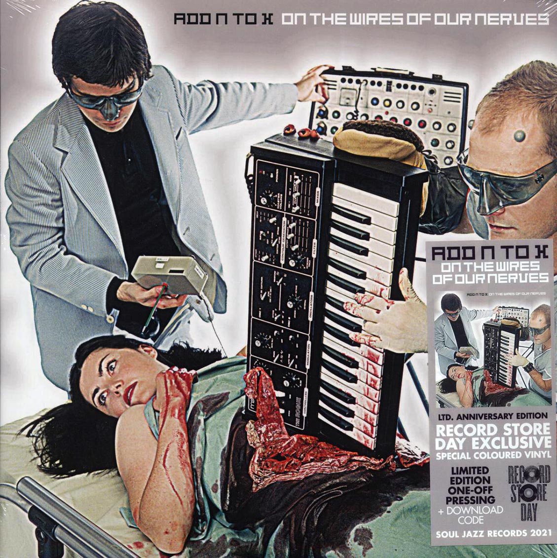 Add N To X - On The Wires Of Our Nerves (RSD 2021) (2xLP) (silver vinyl) [New Vinyl Record LP]