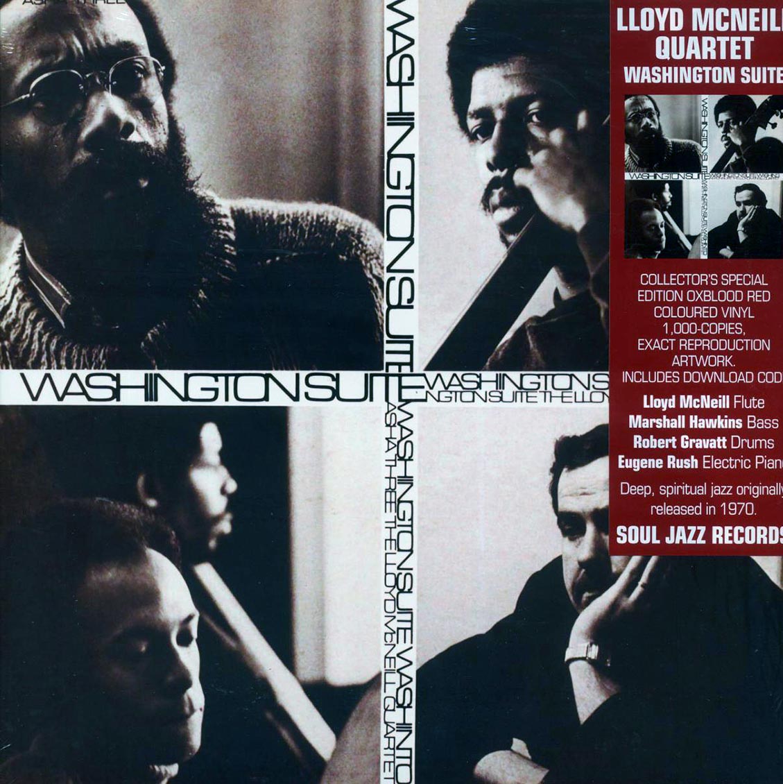 The Lloyd McNeill Quartet - Washington Suite (ltd. ed.) (red vinyl) [New Vinyl Record LP]
